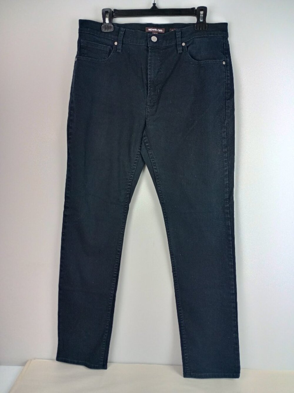 Michael Kors Grant Mens 34/32 Black Denim Classic Fit Stretch Jeans